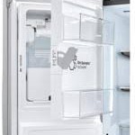 Réfrigérateur de 25 Pi³ / 33 po avec porte à deux battants et distributeur d’eau et de glaçons en Acier inoxydable de LG ( LRFXS2503S )