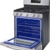 Cuisini&egrave;re au gaz de 5,8 Pi&sup3; avec Four Simple EasyClean Wi-Fi en Acier Inoxydable LG *PRODUIT NEUF* ( LRGL5821S )