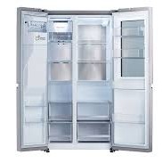 R&eacute;frig&eacute;rateur Cong&eacute;lateur Juxtapos&eacute; de 27,1 pi&sup3; / 36 po InstaView avec Distributeur Eau/Gla&ccedil;ons en Acier Inoxydable LG ( LRSOS2706S )