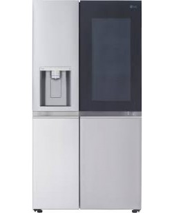 Réfrigérateur Congélateur Juxtaposé de 27,1 pi³ / 36 po InstaView avec Distributeur Eau/Glaçons en Acier Inoxydable LG ( LRSOS2706S )