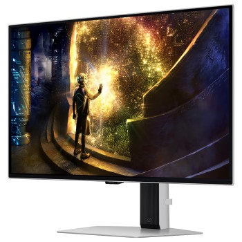 Moniteur de Jeu DEL FreeSync DELO 27" QHD 240 Hz GTG 0,03 ms Argenté Odyssey de Samsung ( LS27DG612SNXZA )