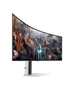 Moniteur de Jeu Incurvé de 49" FreeSync G-Sync DELO QHD 240 Hz Odyssey OLED G9 Argenté Samsung ( LS49CG932SNXZA )