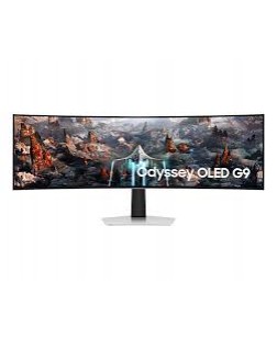 Moniteur de Jeu Incurvé de 49" FreeSync G-Sync DELO QHD 240 Hz Odyssey OLED G9 Argenté Samsung ( LS49CG932SNXZC )