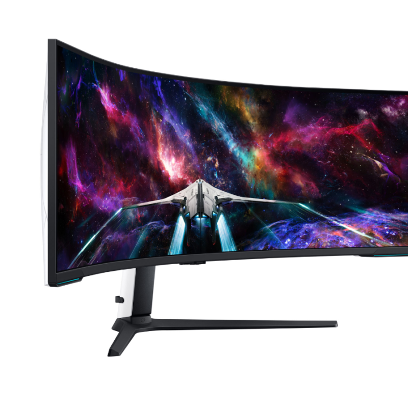 Moniteur de Jeu LED 57" Incurv&eacute; FreeSync DEL AV Ultra HD 4K de Samsung ( LS57CG952NNXZA )