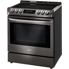 Cuisini&egrave;re encastrable de 6.3 pi&sup3; avec four &agrave; convection en Acier Inoxydable Noir LG ( LSE4611BD )