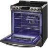 Cuisini&egrave;re encastrable de 6.3 pi&sup3; avec four &agrave; convection en Acier Inoxydable Noir LG ( LSE4611BD )