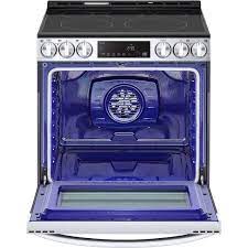 Cuisini&egrave;re &Eacute;lectrique Encastrable &agrave; 5 &eacute;l&eacute;ments Four &agrave; Convection et Friture &agrave; Air de 6,3 pi&sup3; / 30 po en Acier Inoxydable LG ( LSEL6333F )