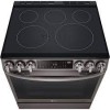 Cuisini&egrave;re &Eacute;lectrique Encastrable 5 &eacute;l&eacute;ments Four &agrave; Convection et Friture &agrave; Air de 6,3 pi&sup3; / 30 po en Acier Inoxydable Noir LG ( LSEL6335D )
