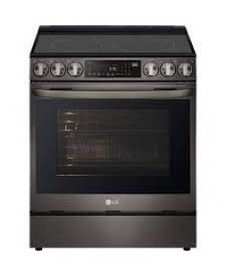 Cuisinière Électrique Encastrable 5 éléments Four à Convection et Friture à Air de 6,3 pi³ / 30 po en Acier Inoxydable Noir LG ( LSEL6335D )