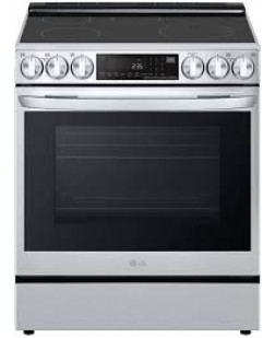Cuisinière à Induction Encastrable de 6,3 pi³ / 30" à Convection Véritable et Friture à Air en Acier Inoxydable LG ( LSIL6336F )