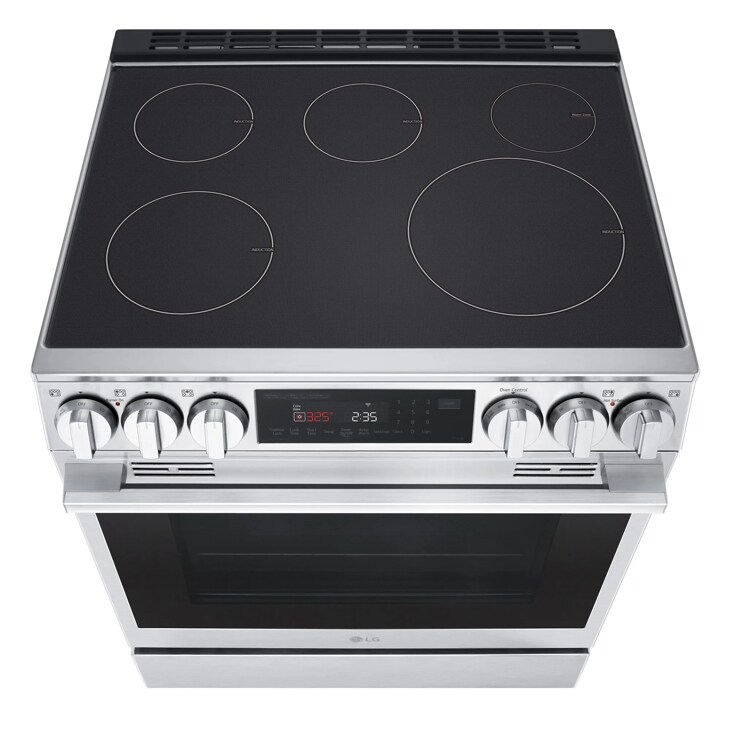 Cuisini&egrave;re &agrave; Induction Encastrable de 6,3 pi&sup3; / 30" &agrave; Convection ProBake et Instaview en Acier Inoxydable LG ( LSIL6336XE )