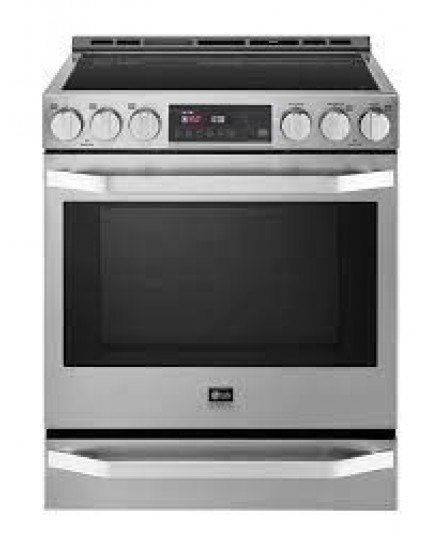 Cuisinière à Induction Encastrable de 6,3 pi³ / 30" à Convection Véritable et Friture à Air en Acier Inoxydable LG ( LSIL6336F )