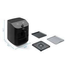 Friteuse &agrave; Air &agrave; Double Paniers Fonctions 8 en 1 de 11 Litres Midea ( MAD113MCAF )