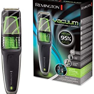 Tondeuse Electrique &agrave; Barbe Coupe Pr&eacute;cise avec Lames Ultra R&eacute;sistantes Titanium Remington Vacuum ( MB6850 )