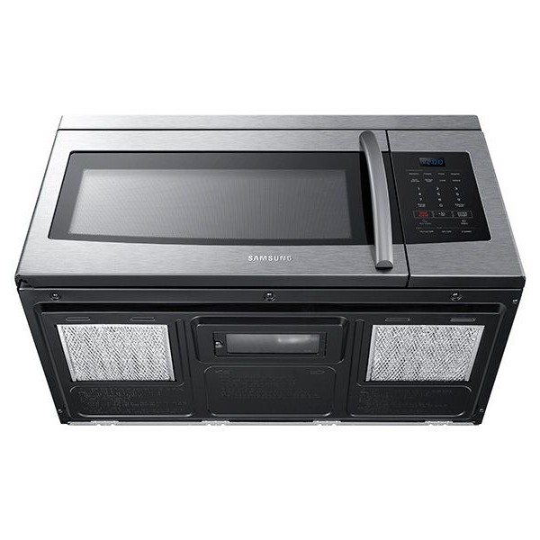 Four &agrave; micro-ondes &agrave; hotte int&eacute;gr&eacute;e de 1,6 pi&sup3; en Acier inoxydable Samsung ( ME16K3000AS )