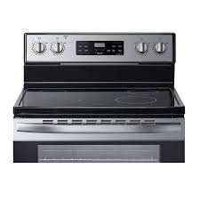 Cuisini&egrave;re Autoportante &agrave; Surface de Cuisson Lisse de 30" / 5,1 pi&sup3; en Acier Inoxydable Midea ( MER30B12ASSC )