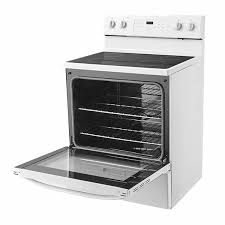 Cuisini&egrave;re Autoportante &agrave; Surface de Cuisson Lisse de 30" / 5,1 pi&sup3; Blanche Midea ( MER30B12AWWC )