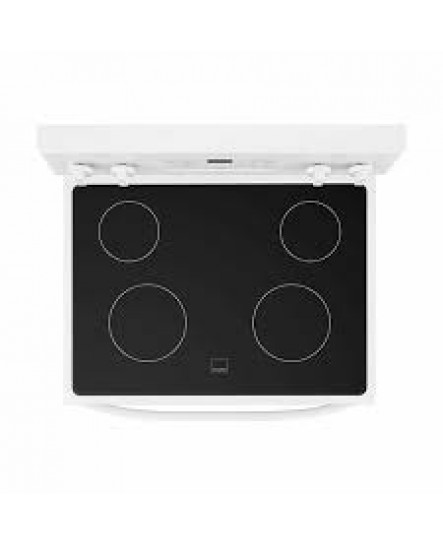 Cuisinière Autoportante à Surface de Cuisson Lisse de 30" / 5,1 pi³ Blanche Midea ( MER30B12AWWC )