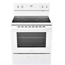 Cuisini&egrave;re Autoportante &agrave; Surface de Cuisson Lisse de 30" / 5,1 pi&sup3; Blanche Midea ( MER30B12AWWC )
