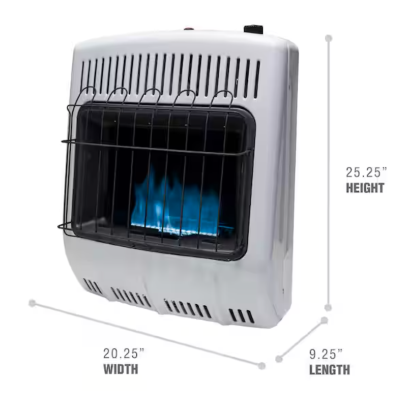 Chauffage d'Appoint Sans Conduit au Propane Liquide &agrave; Flamme Bleue de 20&nbsp;000 BTU *PRODUIT NEUF* Mr.Heater ( MHVFBF20LPT )
