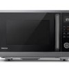 Micro-ondes de Comptoir 1.0 pi&sup3; avec Technologie Inverter / Air Fryer / Convection en Acier Inoxydable TOSHIBA ( ML2-TC10SAIT(BS ) )