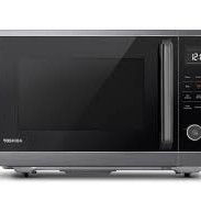 Micro-ondes de Comptoir 1.0 pi&sup3; avec Technologie Inverter / Air Fryer / Convection en Acier Inoxydable TOSHIBA ( ML2-TC10SAIT(BS ) )