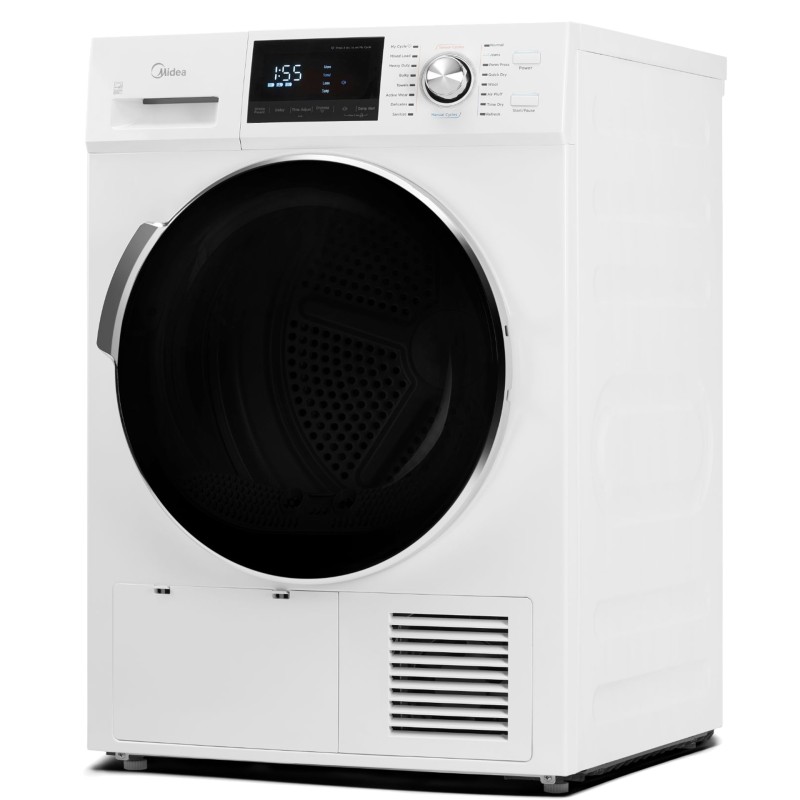 S&eacute;cheuse &Eacute;lectrique &agrave; Pompe &agrave; Chaleur sans &Eacute;vent de 4,4 pi&sup3; Blanche Midea ( MLE27N5AWWC )