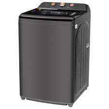 Laveuse &agrave; Chargement Vertical de 4.7 pi&sup3; / 27" Gris M&eacute;tallique avec Garniture Bronze Midea ( MLTW47A5BGG )