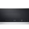 Four &agrave; Micro-Ondes &agrave; Hotte Int&eacute;gr&eacute;e 2,0 pi&sup3; / 400 CFM EasyClean en Acier Inoxydable LG ( MVEL2033F )