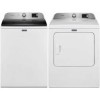 Ensemble Laveuse Vertical de 5,5 pi&sup3; Et S&eacute;cheuse &Eacute;lectrique De 7 Pi&sup3; Blanc Maytag ( MVW6200KW / YMED6200KW )