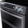 Cuisini&egrave;re Encastrable &Eacute;lectrique de 5,8 pi&sup3; Convection Double Flex Duo en Acier Inoxydable Noir *D&Eacute;MO* Samsung ( NE58K9850WG )