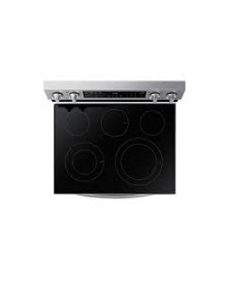 Cuisinière Électrique Autonome de 6,3 pi³ à Convection par Ventilateur avec Wi-Fi et Friture à Air en Acier Inoxydable de Samsung ( NE63A6511SS )