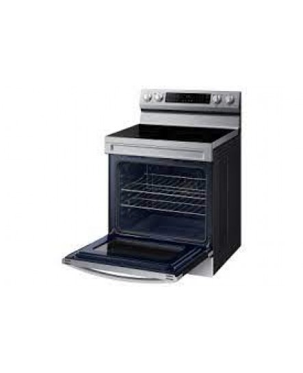 Cuisinière Électrique Autonome de 6,3 pi³ à Convection par Ventilateur avec Wi-Fi et Friture à Air en Acier Inoxydable de Samsung ( NE63A6511SS )