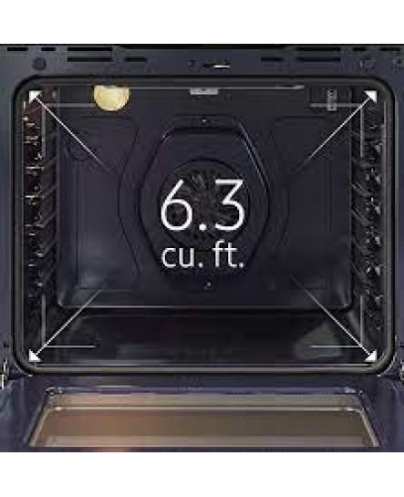 Cuisinière Électrique Autonome de 6,3 pi³ à Convection par Ventilateur avec Wi-Fi et Friture à Air en Acier Inoxydable de Samsung ( NE63A6511SS )