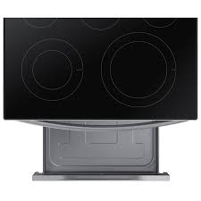 Cuisini&egrave;re &Eacute;lectrique Autonome de 6,3 pi&sup3; &agrave; Convection par Ventilateur avec Wi-Fi et Friture &agrave; Air en Acier Inoxydable *PRODUIT NEUF* Samsung ( NE63A6511SS )