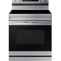 Cuisini&egrave;re &Eacute;lectrique Autonome de 6,3 pi&sup3; &agrave; Convection par Ventilateur avec Wi-Fi et Friture &agrave; Air en Acier Inoxydable *PRODUIT NEUF* Samsung ( NE63A6511SS )