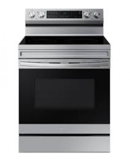 Cuisinière Électrique Autonome de 6,3 pi³ à Convection par Ventilateur avec Wi-Fi et Friture à Air en Acier Inoxydable de Samsung ( NE63A6511SS )