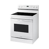 Cuisini&egrave;re &Eacute;lectrique Autonome de 6,3 pi&sup3; &agrave; Convection par Ventilateur avec Wi-Fi et Friture &agrave; Air en Blanc de Samsung ( NE63A6511SW )
