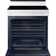 Cuisini&egrave;re &Eacute;lectrique Autonome de 6,3 pi&sup3; &agrave; Convection par Ventilateur avec Wi-Fi et Friture &agrave; Air en Blanc de Samsung ( NE63A6511SW )