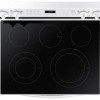 Cuisini&egrave;re &Eacute;lectrique Autonome de 6,3 pi&sup3; &agrave; Convection par Ventilateur avec Wi-Fi et Friture &agrave; Air en Blanc de Samsung ( NE63A6511SW )
