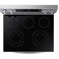 Cuisini&egrave;re &Eacute;lectrique Autonome De 6,3 Pi&sup3; &Agrave; Convection Par Ventilateur Avec Wi-Fi Et Friture &Agrave; Air En Acier Inoxydable De Samsung ( NE63A6515SS )