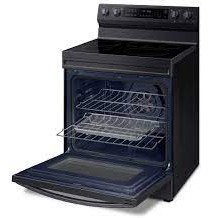 Cuisini&egrave;re &Eacute;lectrique Convection V&eacute;ritable Friture Air 6,3 pi&sup3; / 30" en Acier Inoxydable Noir Samsung ( NE63A6711SG )