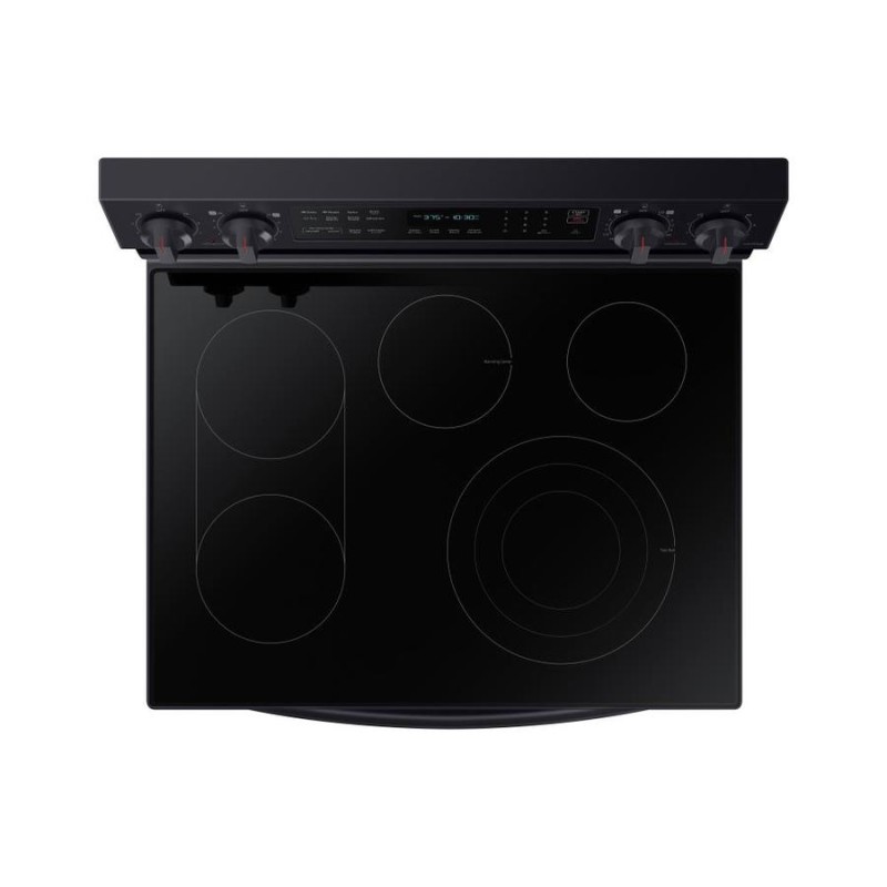 Cuisini&egrave;re &Eacute;lectrique Convection V&eacute;ritable Friture Air 6,3 pi&sup3; / 30" en Acier Inoxydable Noir Samsung ( NE63A6711SG )