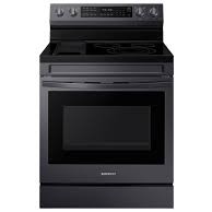 Cuisini&egrave;re &Eacute;lectrique Convection V&eacute;ritable Friture Air 6,3 pi&sup3; / 30" en Acier Inoxydable Noir Samsung ( NE63A6711SG )