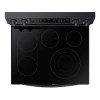 Cuisini&egrave;re &Eacute;lectrique Wi-Fi de 6,3 pi&sup3; &agrave; Convection FlexDuo Air Fry en Acier Inoxydable Noir Samsung ( NE63A6751SG )