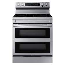 Cuisini&egrave;re &Eacute;lectrique Wi-Fi de 6,3 pi&sup3; &agrave; Convection FlexDuo Air Fry en Acier Inoxydable Samsung ( NE63A6751SS )