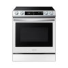Cuisini&egrave;re Encastrable 30" &agrave; 5 &eacute;l&eacute;ments Four &agrave; Convection de  6.3 pi&sup3; / Friture &agrave; Air Blanche BESPOKE Samsung ( NE63BB871112AC )