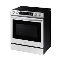 Cuisinière à Induction à Four à Convection Véritable de 30" / 6,3 pi³ Air Fry Blanche BESPOKE Samsung ( NE63BB891112AC )