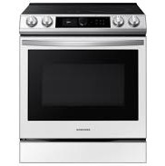 Cuisinière à Induction à Four à Convection Véritable de 30" / 6,3 pi³ Air Fry Blanche BESPOKE Samsung ( NE63BB891112AC )