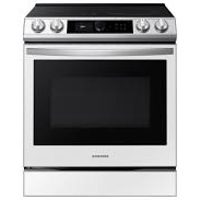 Cuisinière à Induction à Four à Convection Véritable de 30" / 6,3 pi³ Air Fry Blanche BESPOKE Samsung ( NE63BB891112AC )